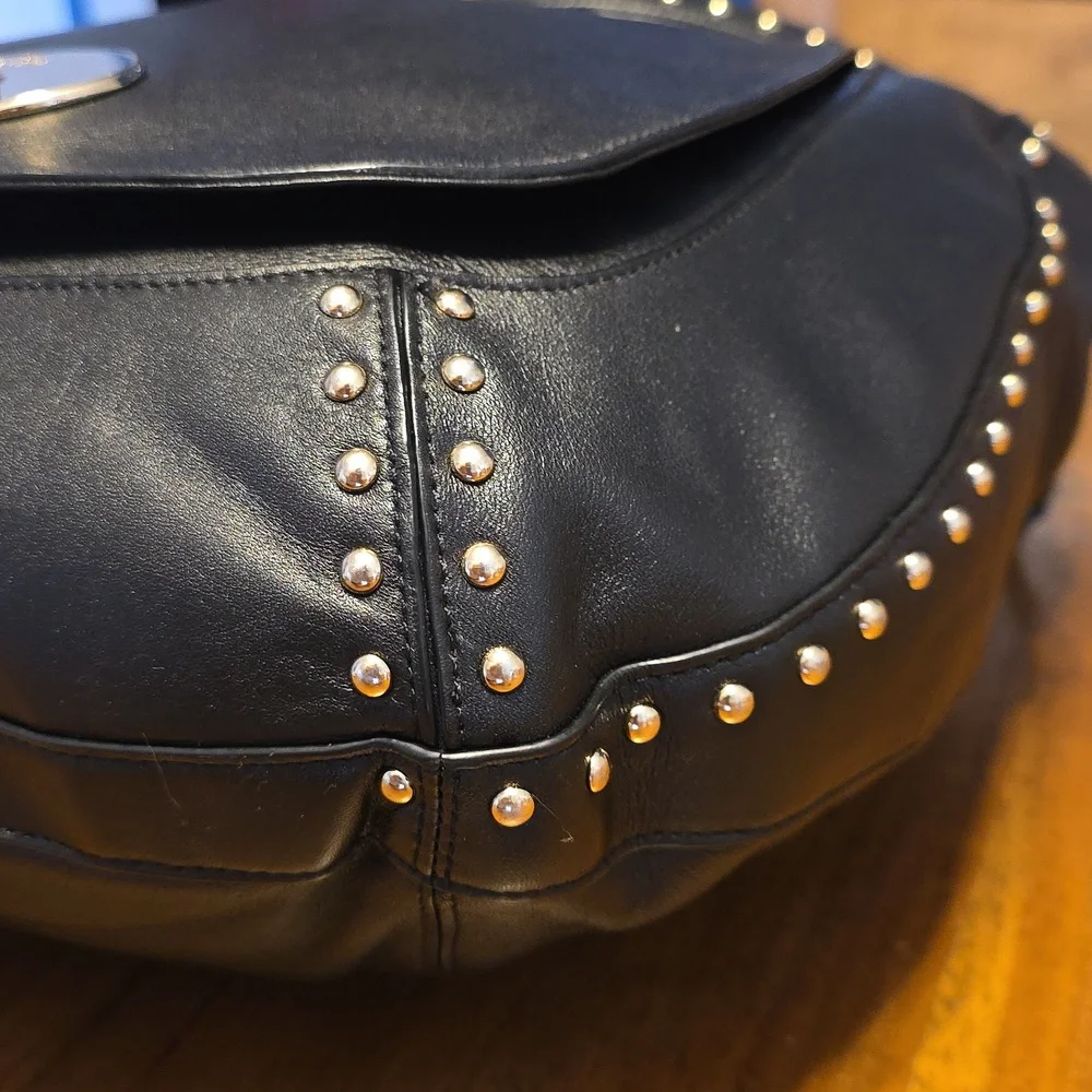 Coach Circle Hobo Circle  Studded Bag - Picture 8 of 16